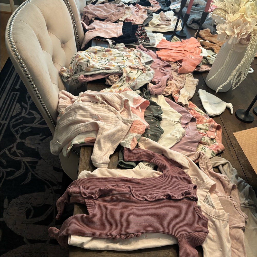 Assorted Women's Clothing in Pink and Purple